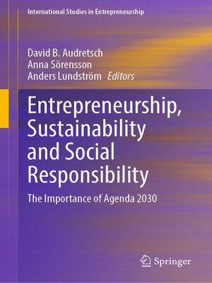 cover image of Entrepreneurship, Sustainability and Social Responsibility